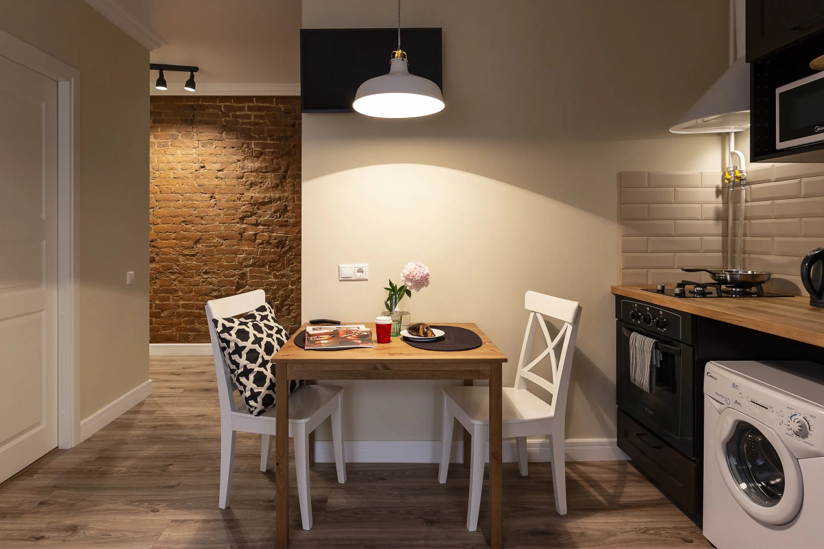 Апартаменты в скандинавском стиле у набережной