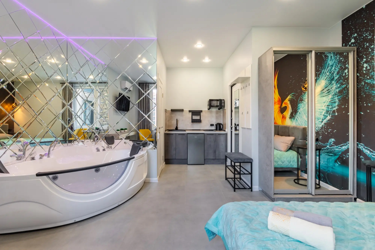 Апартаменты Роскошная Студия с Джакузи в Жк Миниполис Дивное