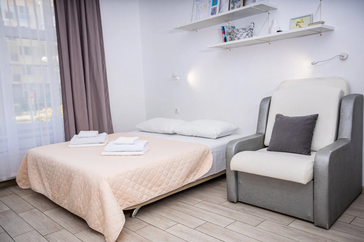 Апартаменты Студия в Сириусе 5 мин до моря, возле Сочи-Парка