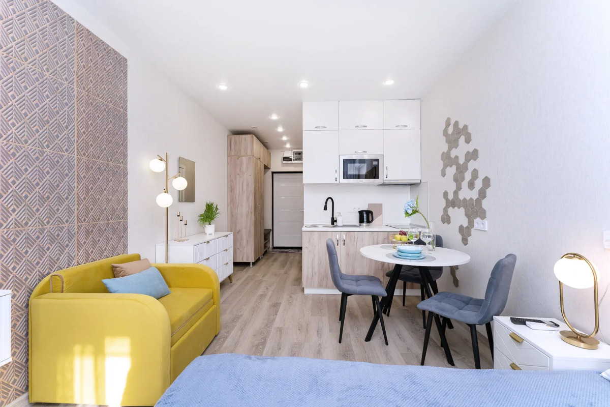 Квартира Студия с Балконом и Видом на Море