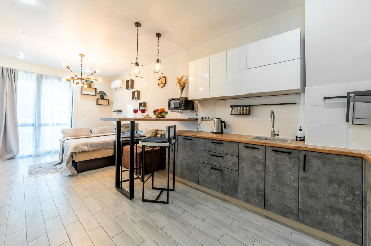 Апартаменты Sun city apartments ЖК Сокол с балконом