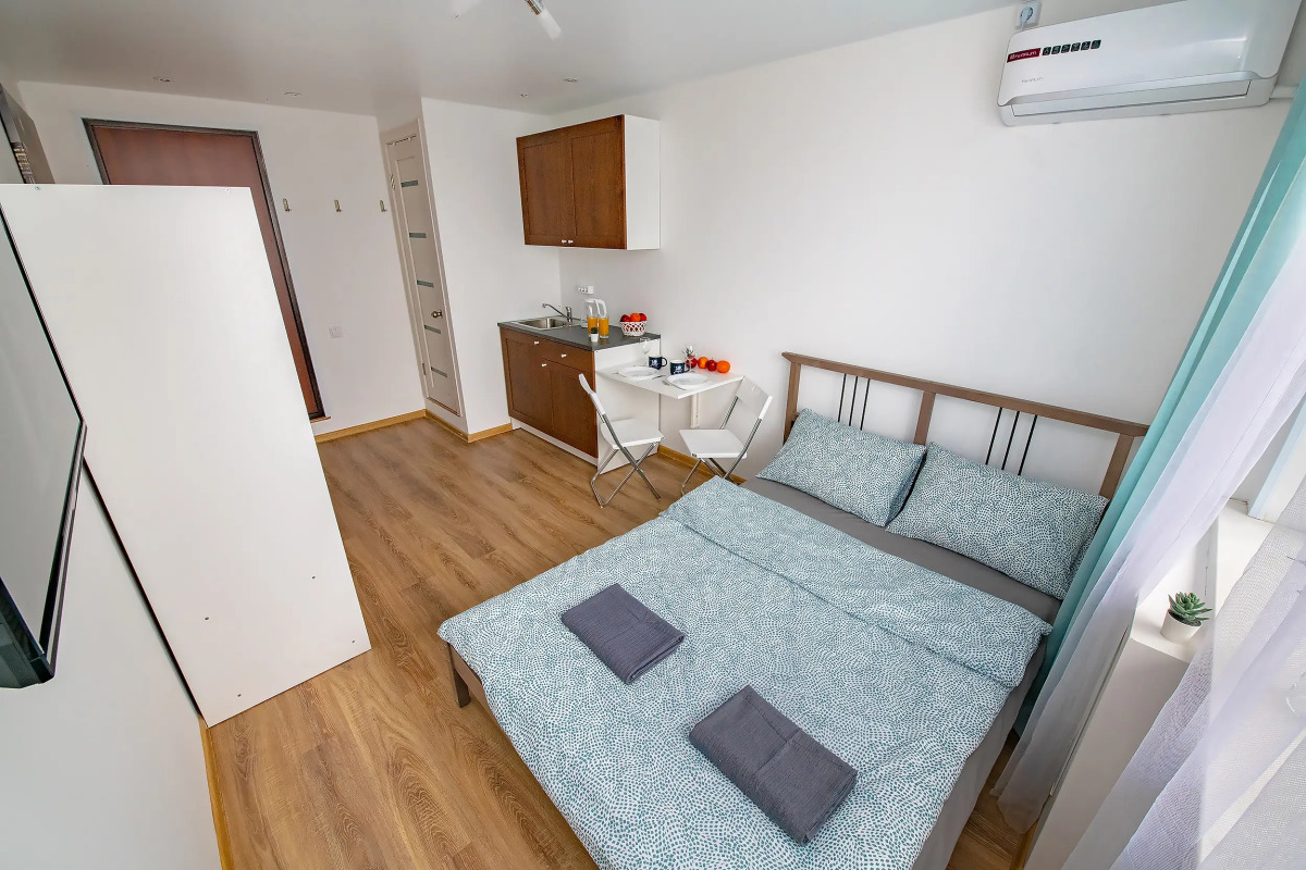 Уютная студия на улице Котельникова