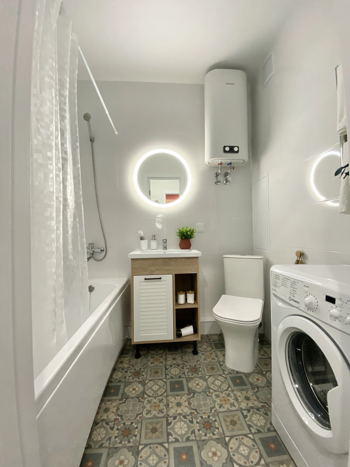 Квартира В скандинавском стиле с красивым видом на город для 4х гостей