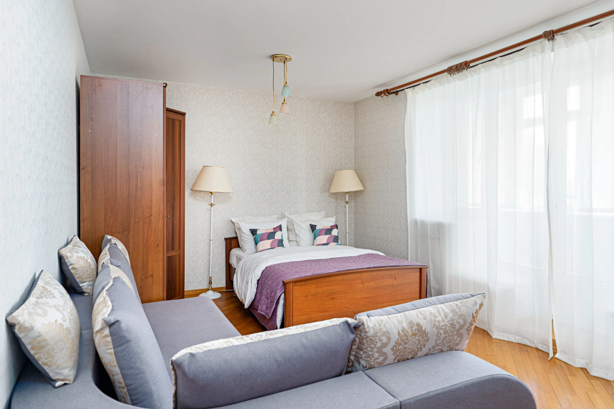 Апартаменты двухкомнатные сети VIZIT рядом с метро Проспект Победы