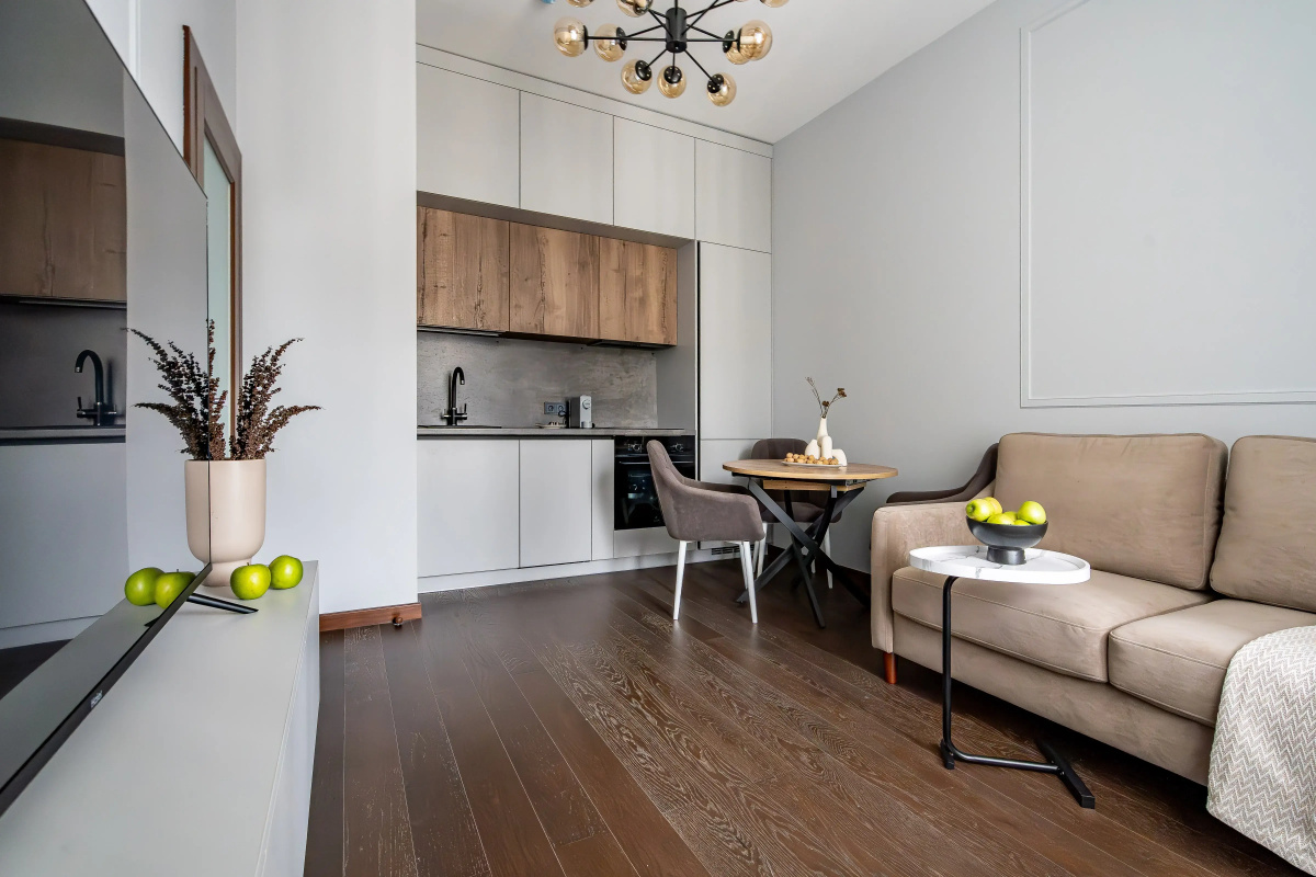 Квартира Nut на Манчестерской Satin home