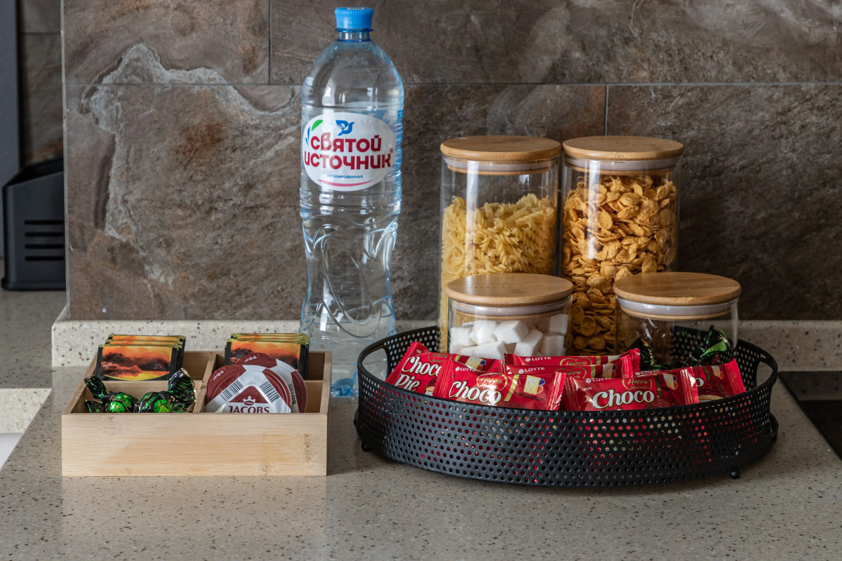 Квартира Moscow Deluxe Apartments Family suite city view-2