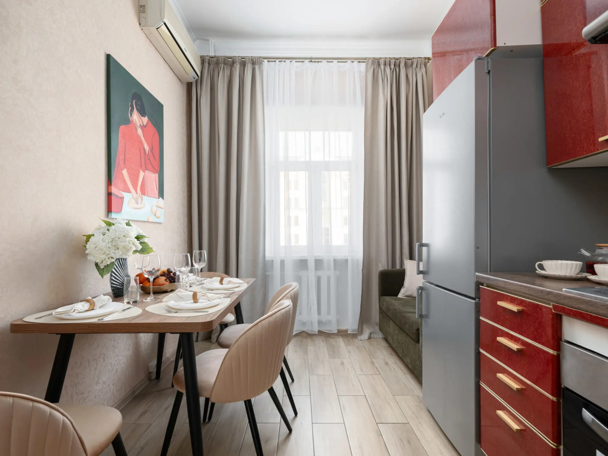 Квартира GM Apartments Легендарная Двушка на Тверской у Садово-Триумфального Сквера