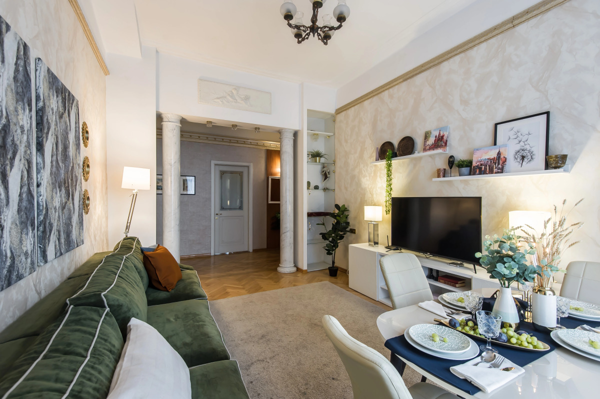 Квартира GM Apartments Четверка в Доме на Набережной у Кремля