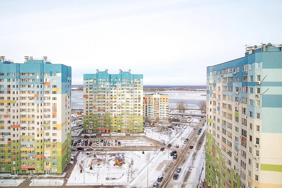 Апартаменты двухкомнатные с видом на Волгу на ул.К.Маркса 44, м.Стрелка. Сова-Дом