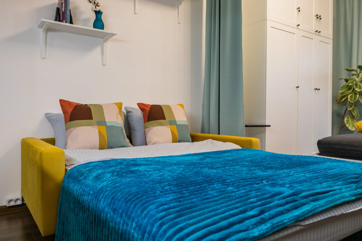 Апартаменты в 8 мин от метро для 4 гостей