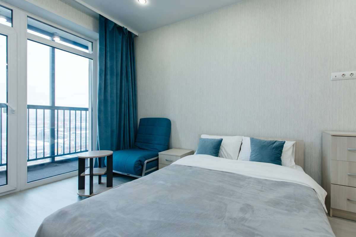 Квартира Комфортная Двухкомнатная с Видом на Реку