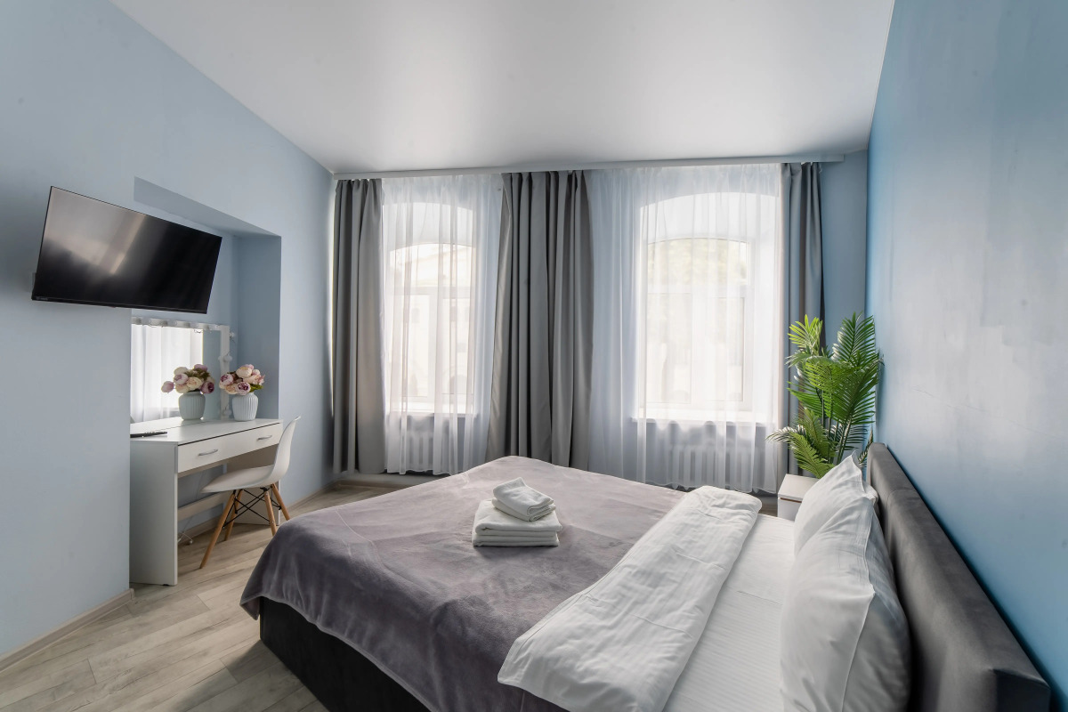 Апартаменты Новые Двухкомнатные с видом на Покровку №3