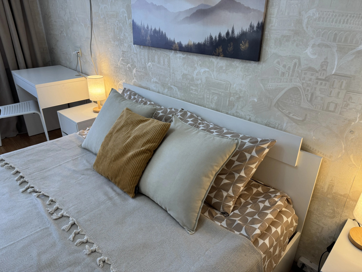 Апартаменты Уютная светлая 2-комнатная квартира с видом на Машук