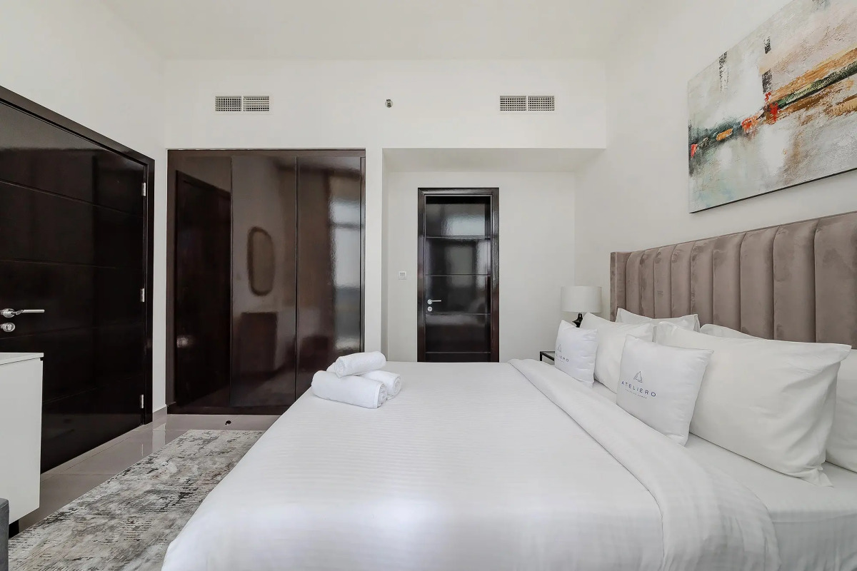 Апартаменты Stylish 1BR at Damac Merano Tower with Great View