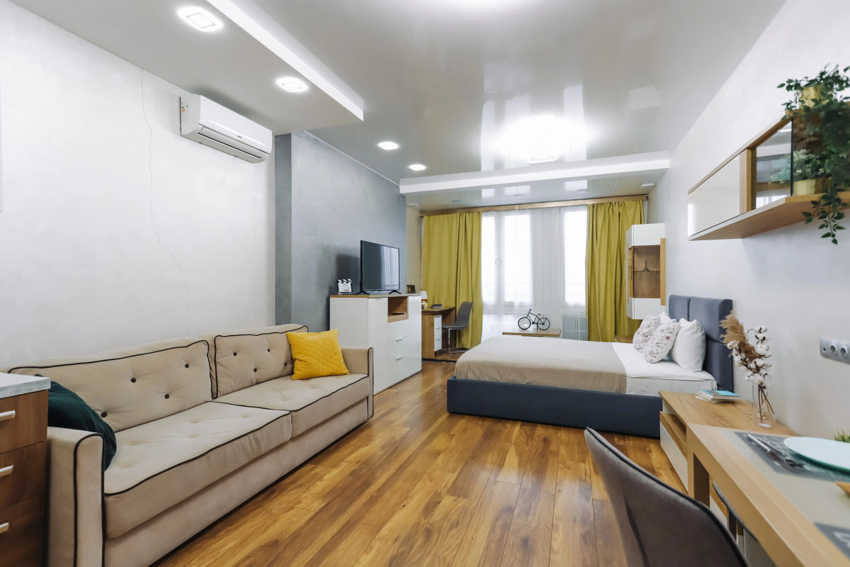 Апартаменты Lalapart Aspen Wood четрырехместная студия у метро Дмитровская