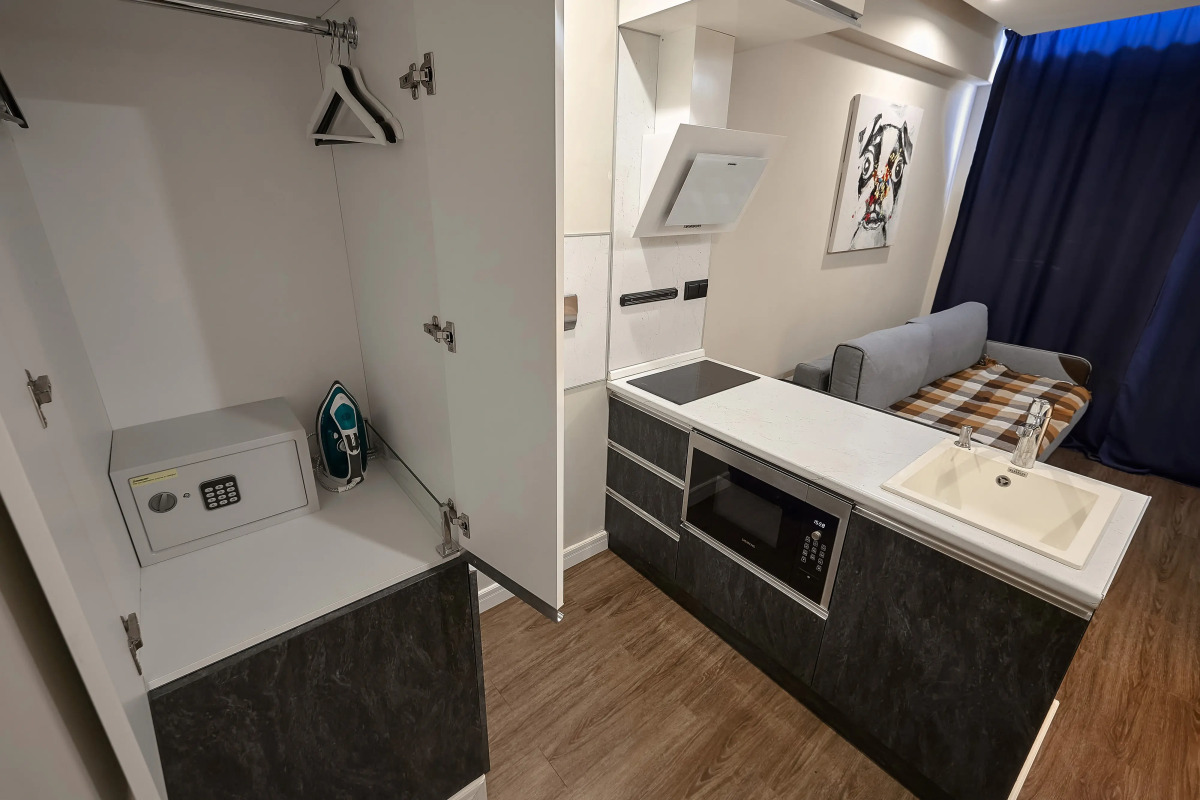 Апартаменты 10 минут до моря вид на набережную