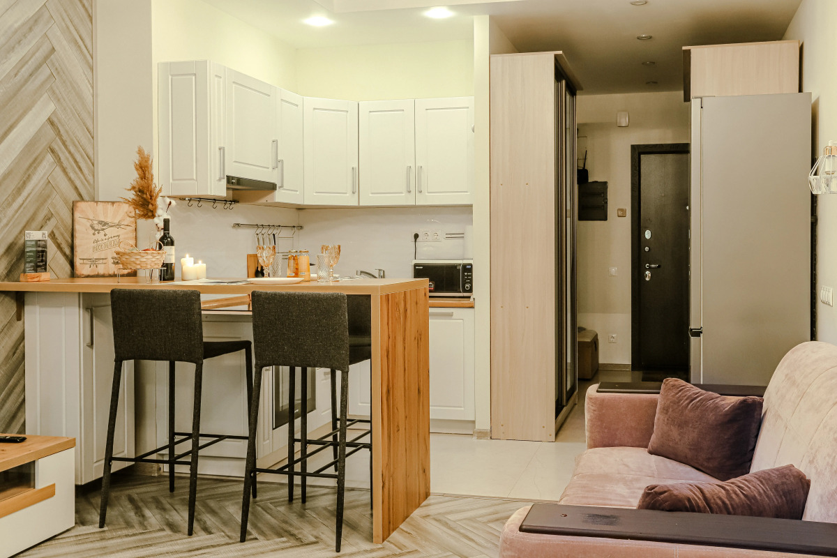 Апартаменты Lalapart Aristocrat с рабочим столом в ЖК Савеловский Сити