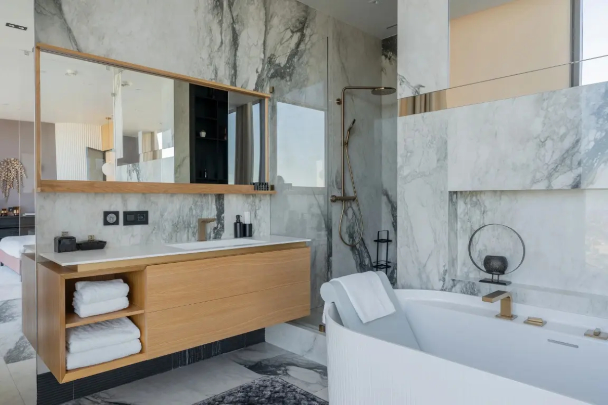 Лучший угловой апартамент New level City на 78 этаже