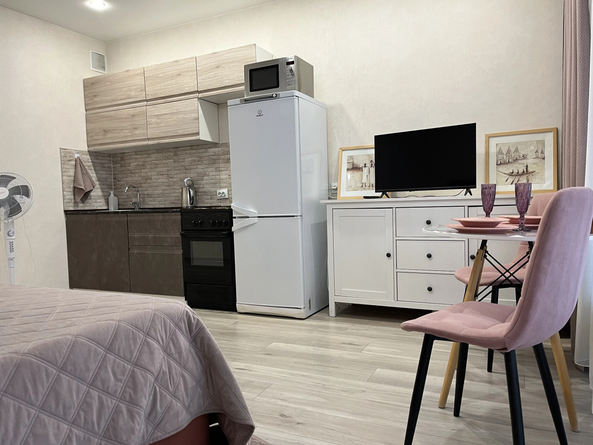 Квартира 1-комнатная студия в новом высотном доме. Кирова 11