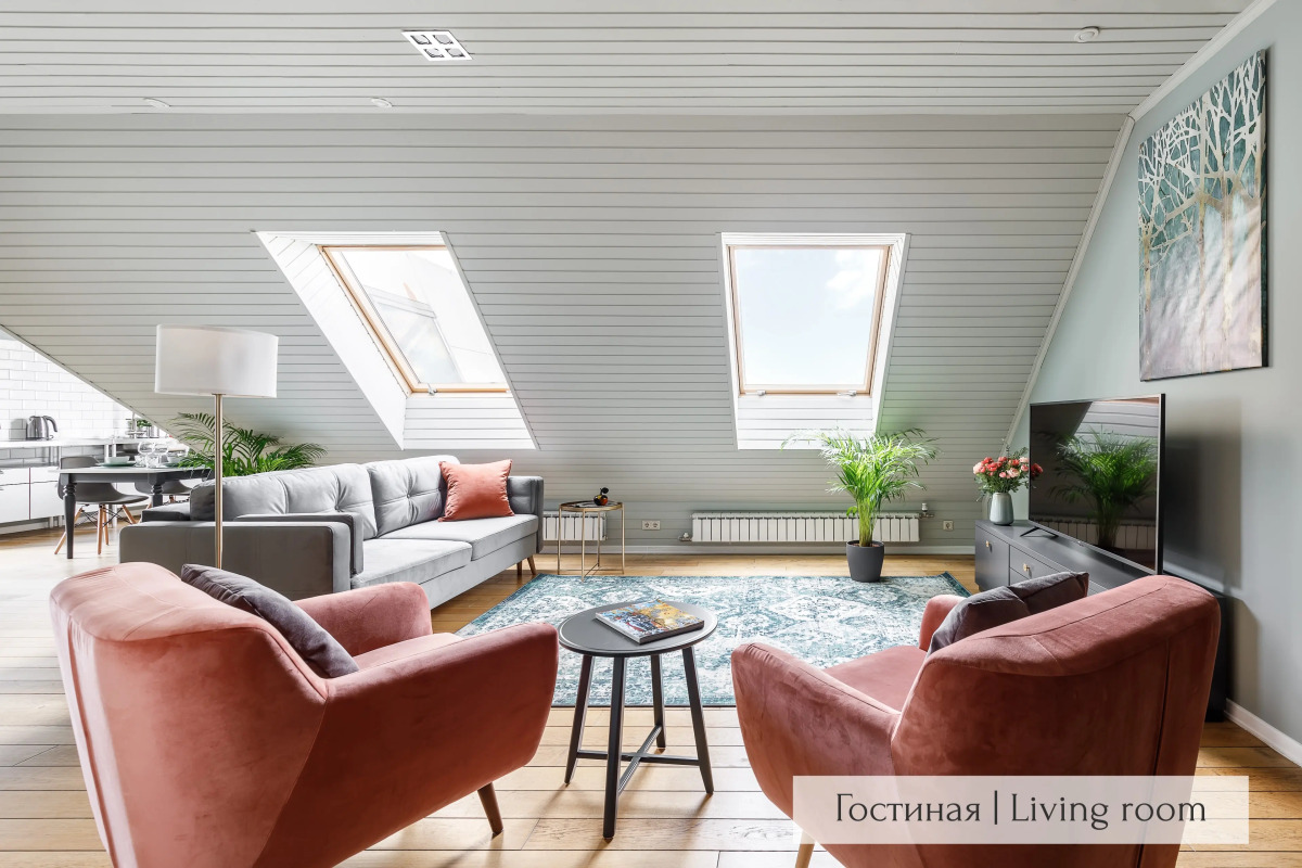 МАНСАРДА 170м² от Minin Apartments