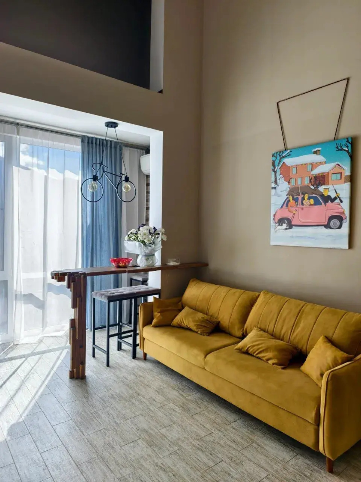 Апартаменты с видом на горы