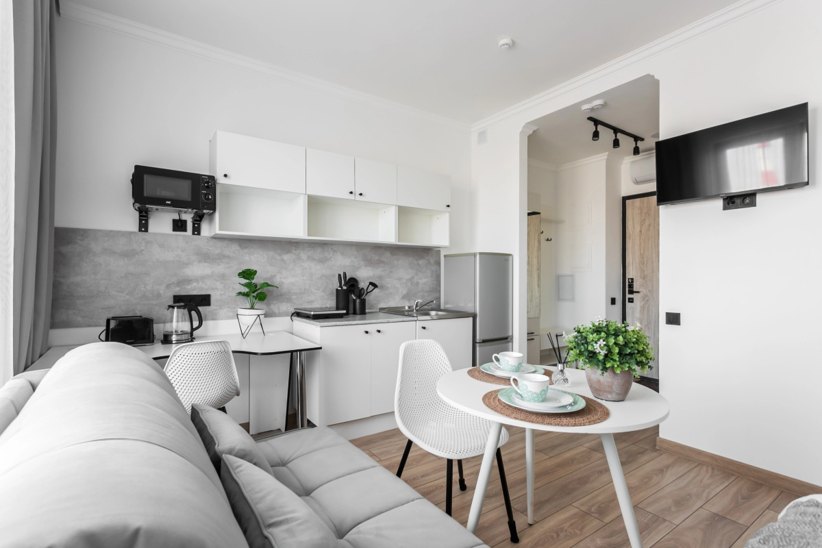 Квартира Новая светлая студия в ЖК бизнес класса Метрополия в центре Москвы