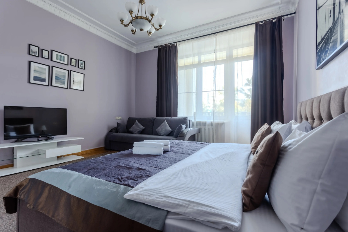 Апартаменты Стандартные с 3 спальнями и Балконом