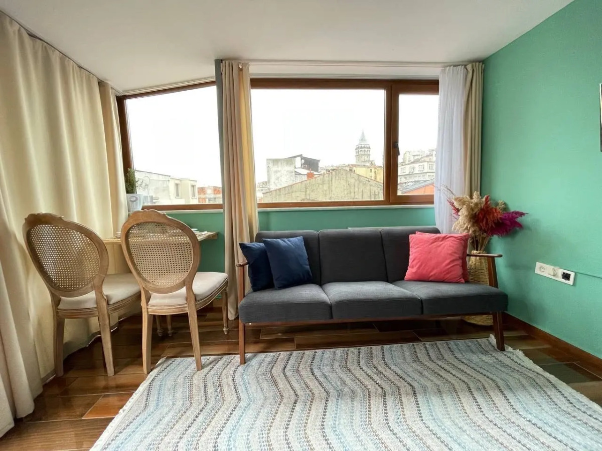 Апартаменты 1 Bedroom Apartment at Galata Istanbul with Shared Rooftop