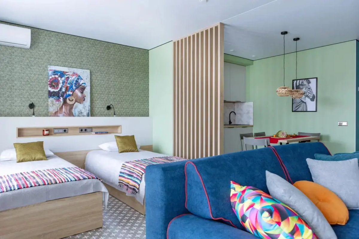 Apartments Malina Baden Studio Color