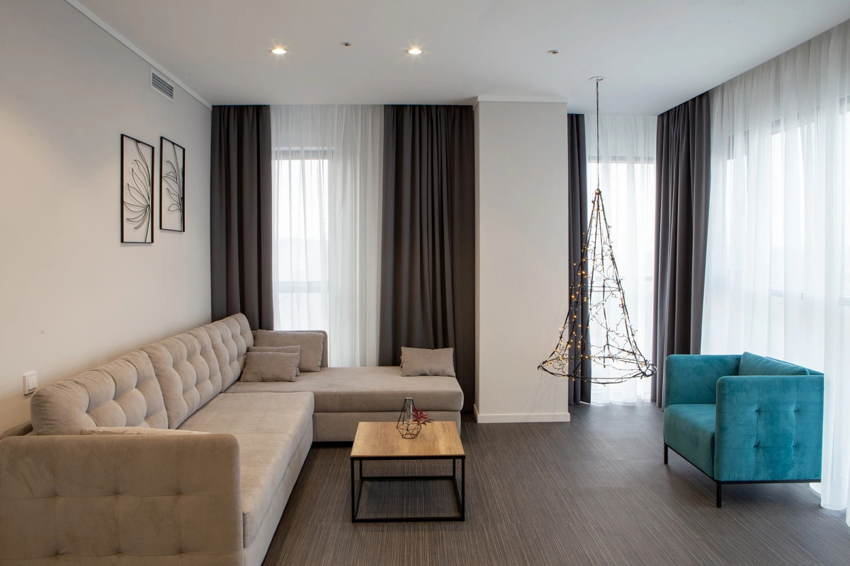 Апартаменты 4Кайф Kristall Apart с видом на море