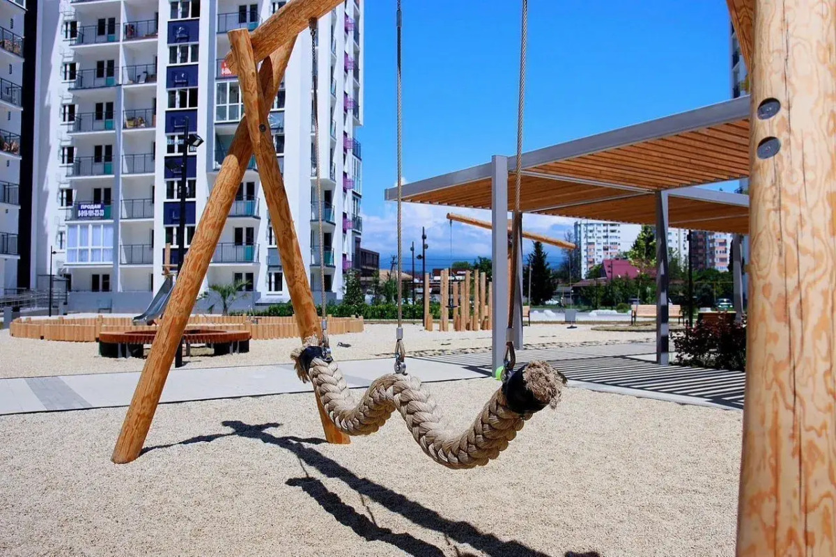 Квартира в ЖK Фрукты c Уютным Видом вo Двоp