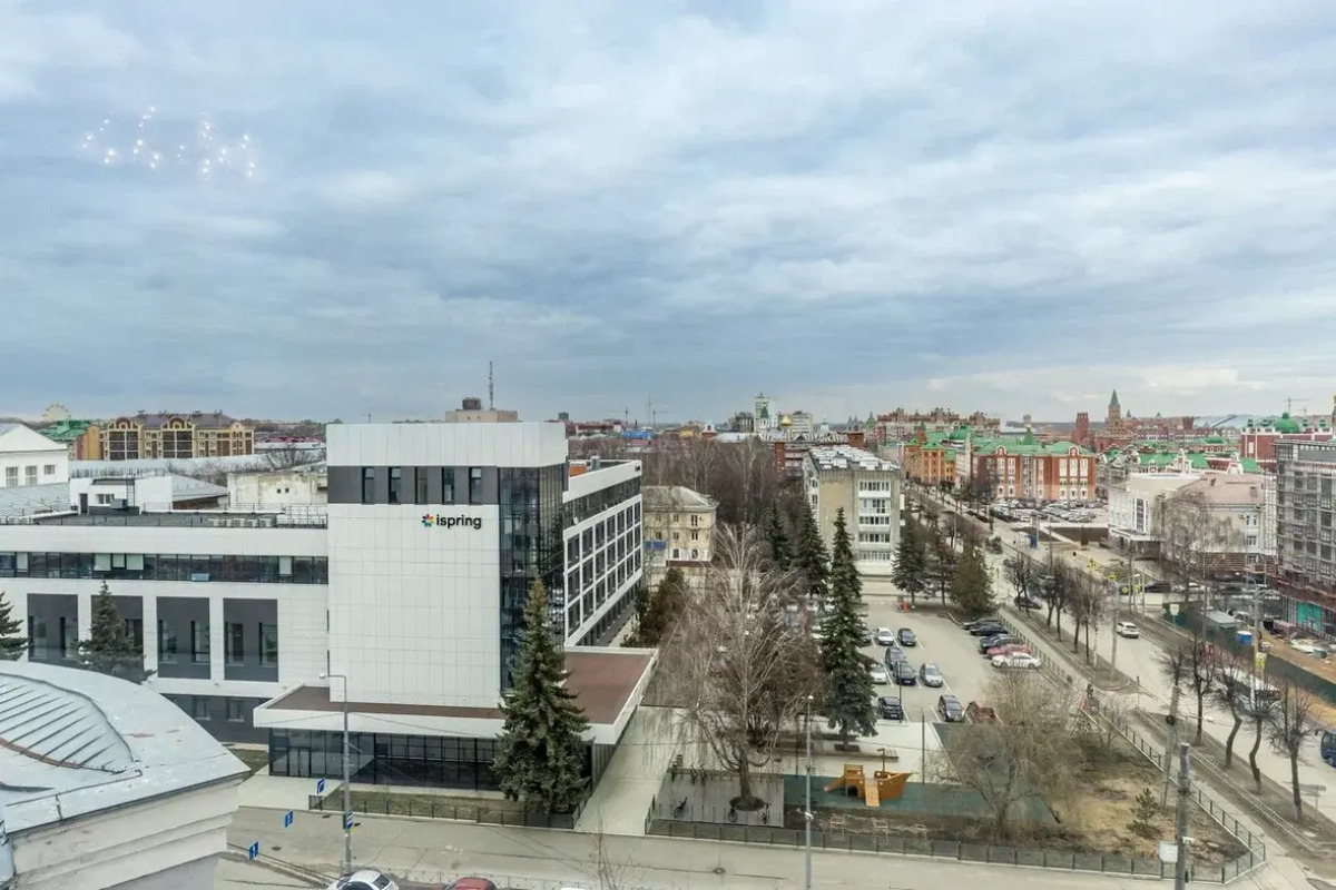 Квартира с видом на город и достопримечательности