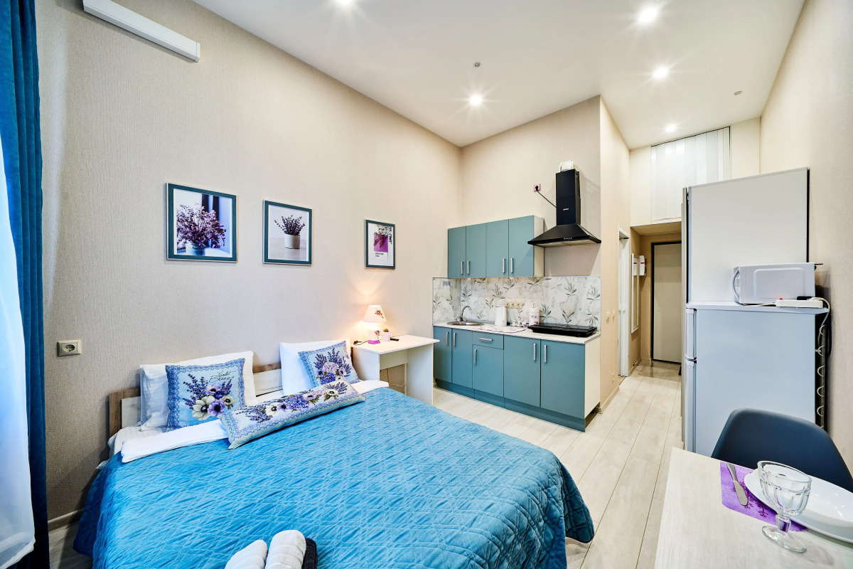 Апартаменты GOSTIO студия рядом с Микрохирургией глаза Федорова