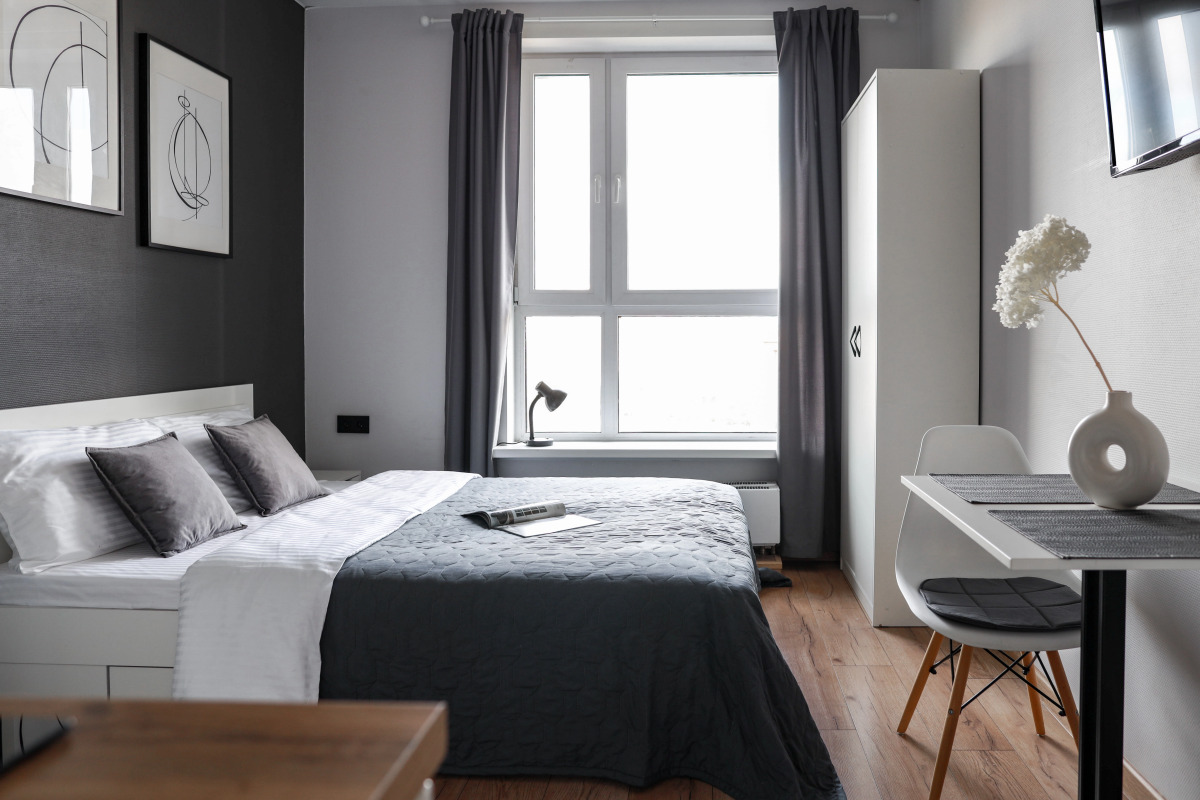 Апартаменты BonApart Grey and Wood м.Верхние Лихоборы