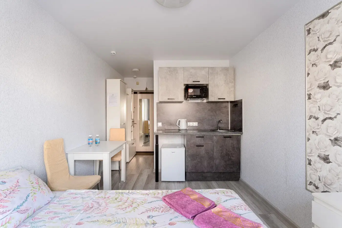 Апартаменты Двухместная Студия с Кухней BestFlat24 Селигерская