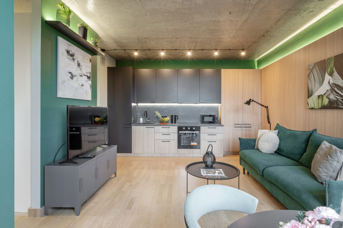 Апартаменты Дизайнерские с видом на парк