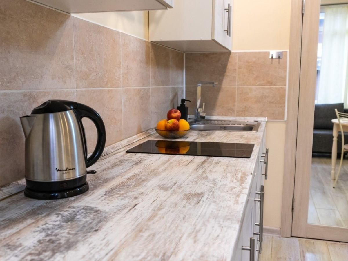 Апартаменты стильные Морент 25 кв. м на 7 этаже в ЖК «Сорренто Парк»