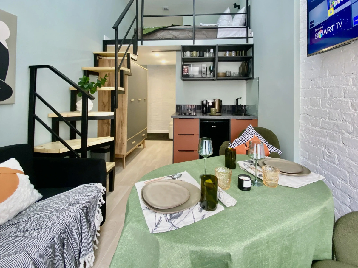 Квартира Двухуровневая студия на четверых