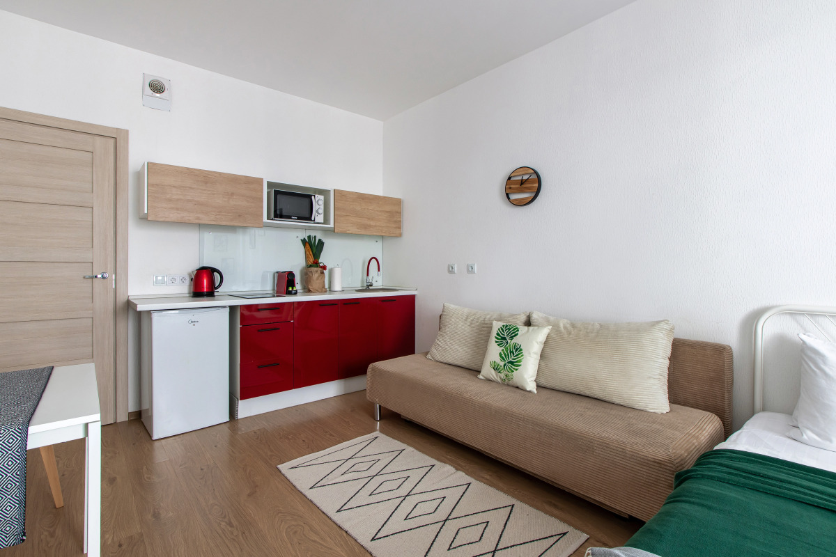 Квартира с балконом Piter Apartments у Московского проспекта