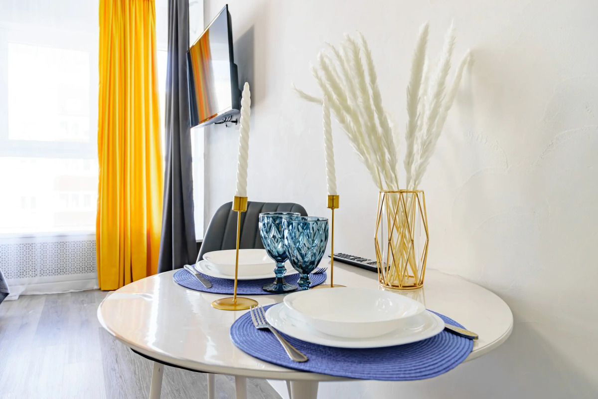 Апартаменты Брутальный Лев на 23 этаже с панорамным видом на реку