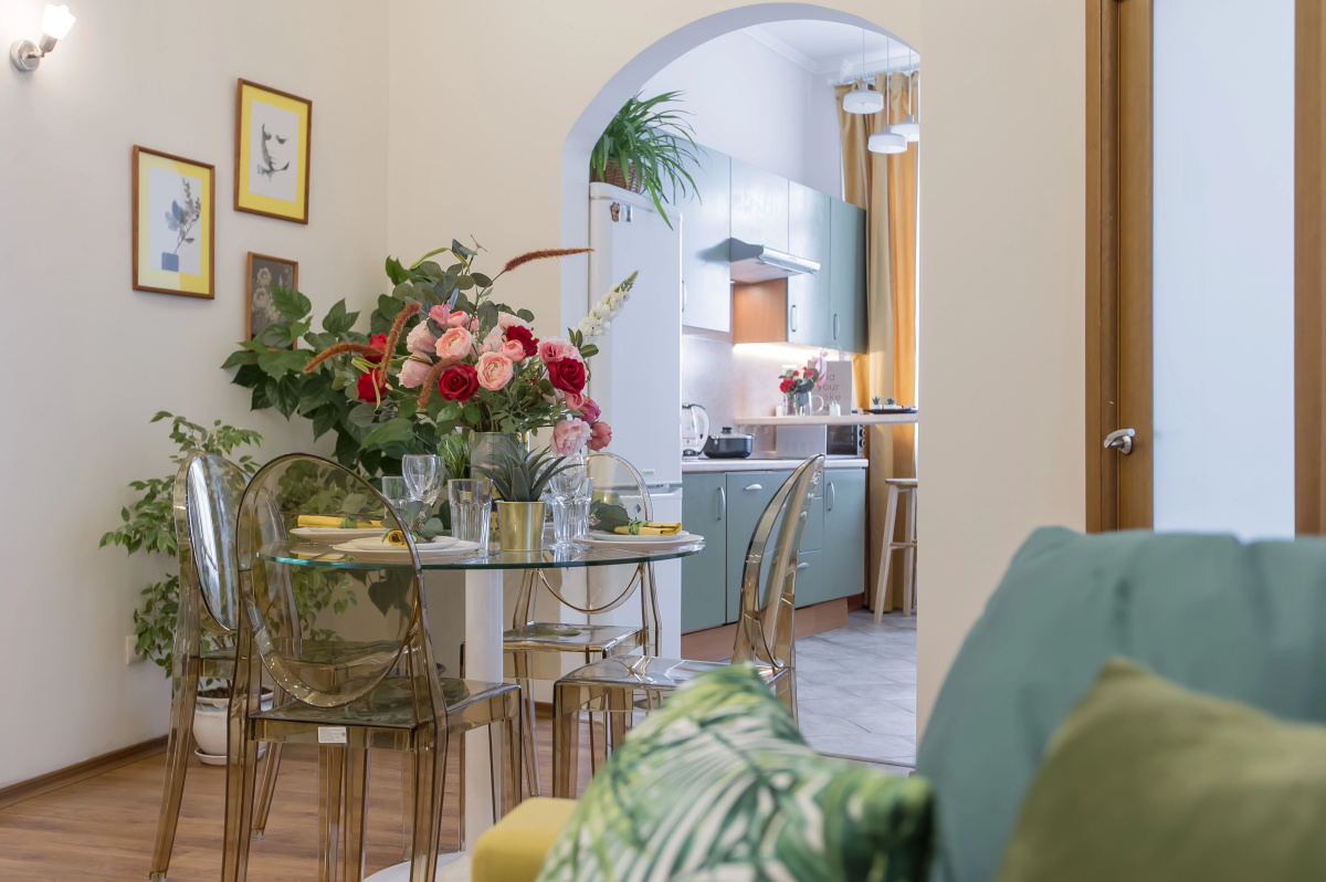 Квартира GM Apartments Стильная Трехкомнатная на Бульварном кольце