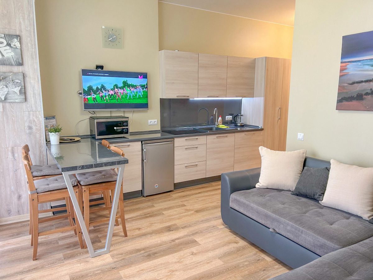 Апартаменты Sunny Svetlogorsk 13 с видом на море