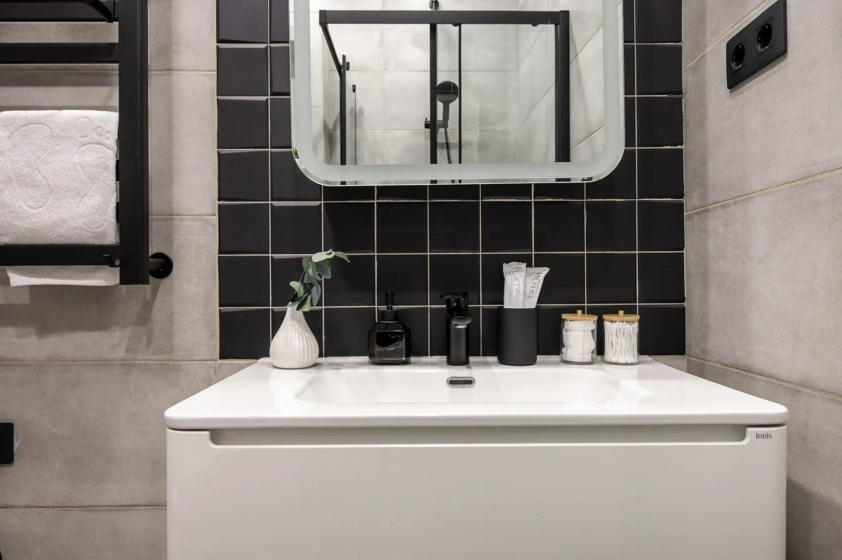 Просторная стильная квартира с видом на горы. Кватро 43