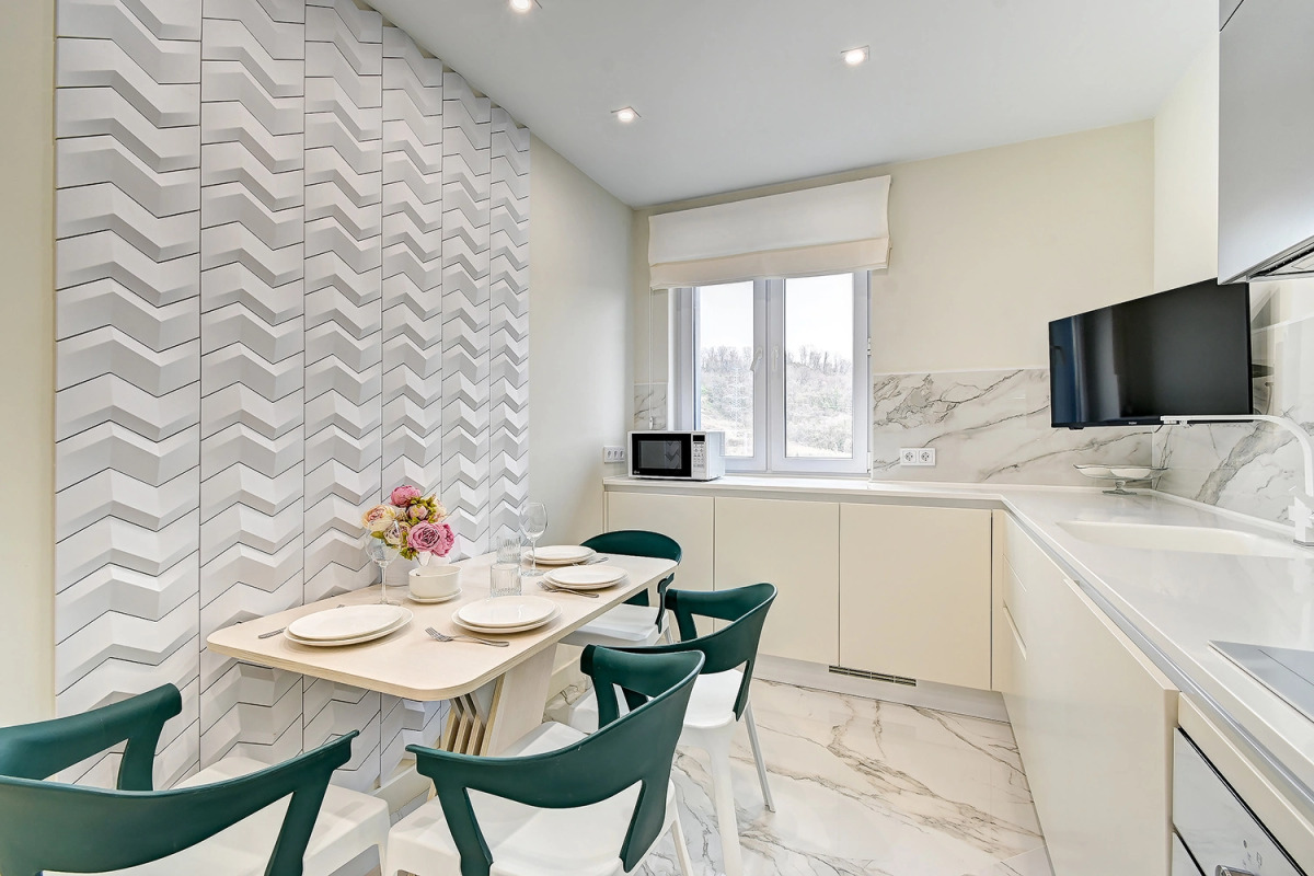 Апартаменты Morskaya Simfonya-2 с 2 сан.узлами, проектором на балконе, бассейном на территории Люкс