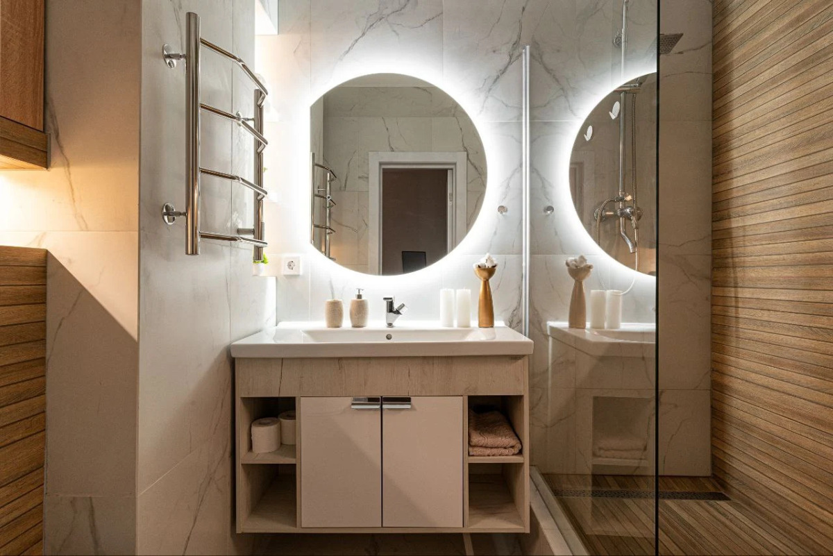 Апартаменты для 5 гостей рядом с аквапарком Ривьера