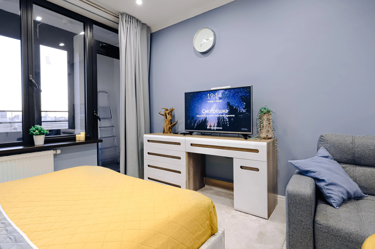 Апартаменты Lalapart Silver Lake с лоджией в ЖК Савеловский Сити