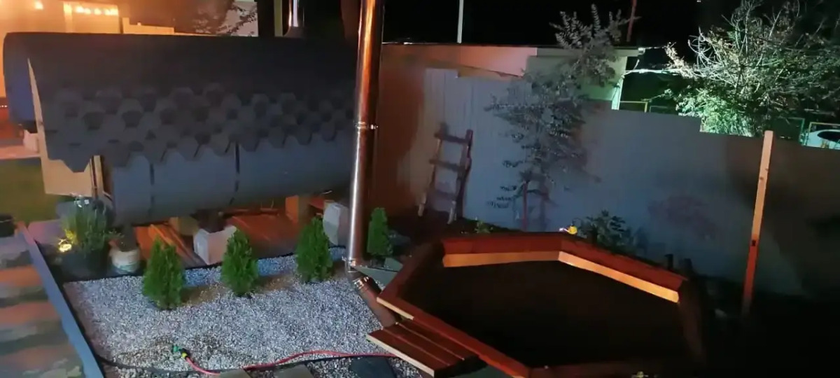 Частный Дом с Бассейном Мансардой и Видом на Горы