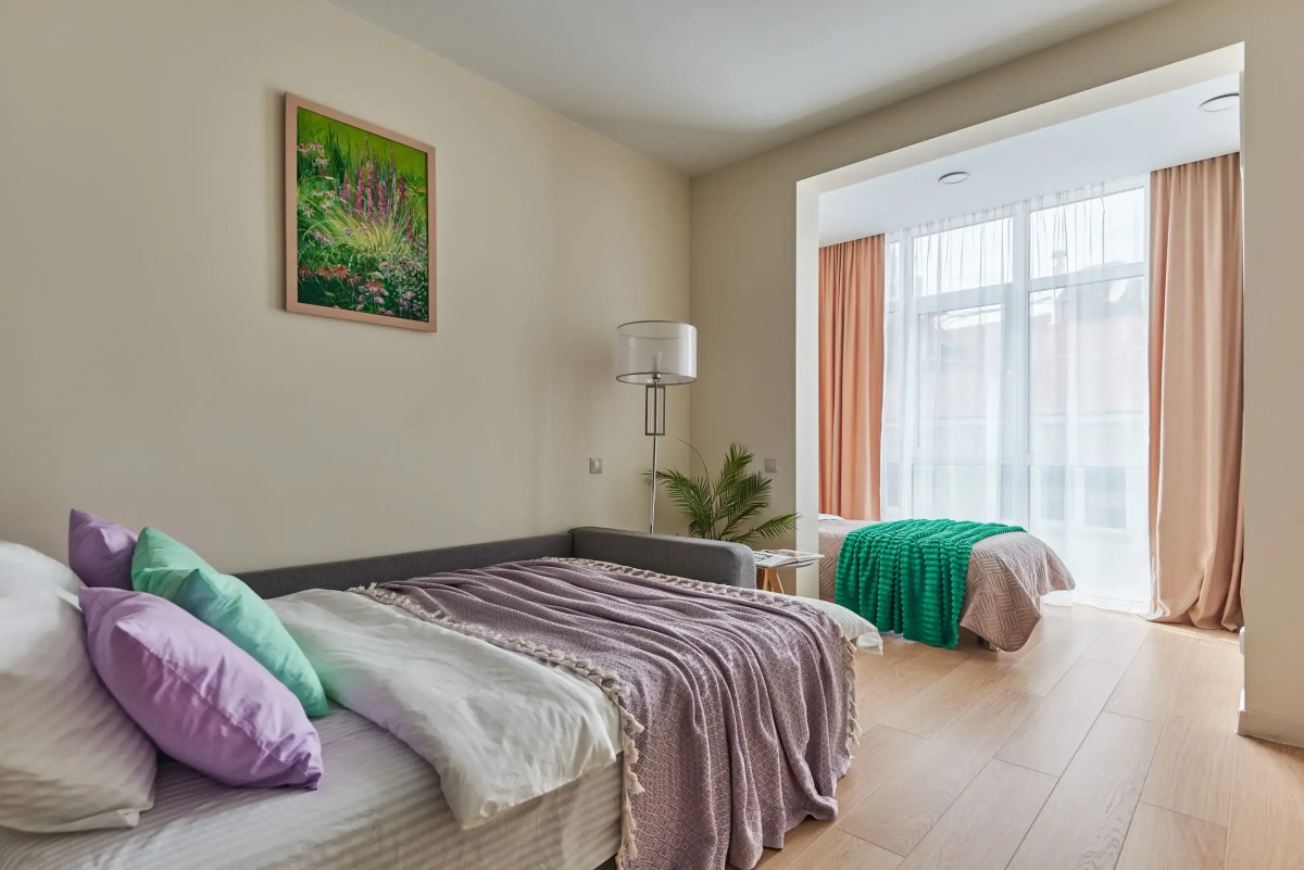 Квартира СТУДИЯ У САМОГО МОРЯ в элитном ЖК Белый Дворец  до моря пешком 10 мин