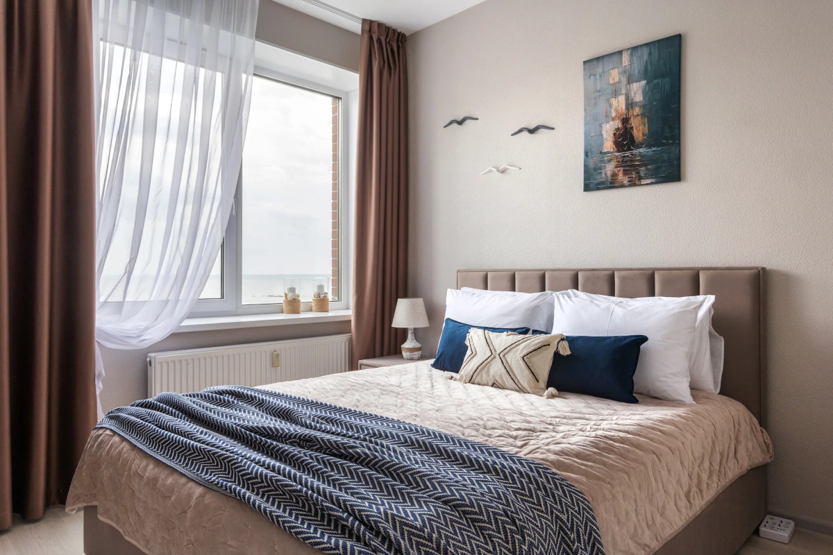 Апартаменты Prudius Apart в Кронштадте с видом на залив