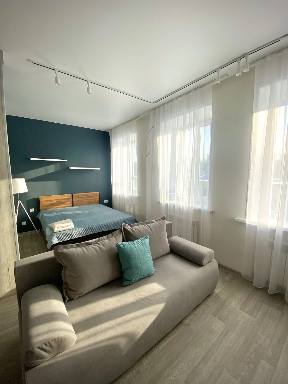 Квартира Стильная студия в центре с круглой ванной